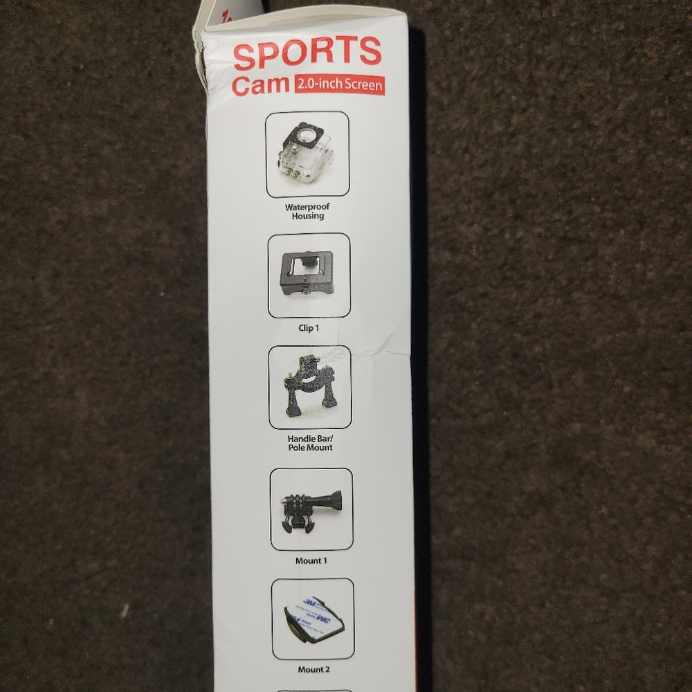 Sports Cam 1080p Waterproof 30M Camera - Picture 4 of 4